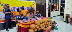 Polres Solok Kota Sita 25,5 Kg Ganja dan 22 Paket Sabu dari Penangkapan Dua TKP Berbeda