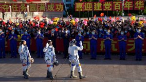Tiga Astronaut Tiba di Stasiun Antariksa Permanen Baru China