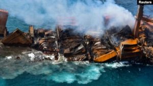 Kapal Kargo Tenggelam di Sri Lanka, Picu Bencana Lingkungan