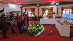 Secara Virtual, Bupati Sanggau Ikuti Upacara Hari Lahir Pancasila