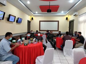 Kodim 1204/Sanggau Komunikasi Sosial Bersama Awak Media