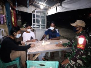 Koramil 1204-21/Entikong Sosialisasi Protokol Kesehatan Kepada masyarakat