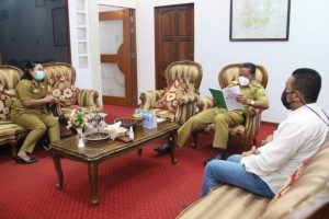 Panitia HDDS Audiensi Bersama Bupati Sanggau