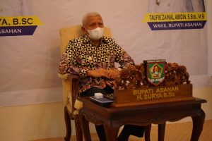 Bupati Asahan Ikuti Pembekalan Kepemimpinan Pemerintahan Dalam Negeri secara Virtual