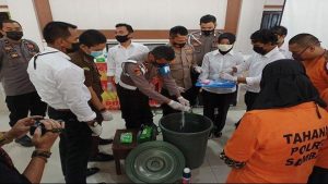 Pemusnahan Sabu 1,13 Kg, Pengakuan Kurir Narkoba Diupah Rp 10 Juta