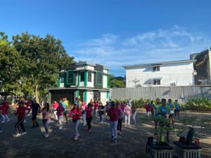 Jaga Imunitas Tubuh, Personel Pomdam Xll/Tpr Senam Bersama