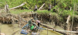 Dua Lokasi Tambang Emas Ilegal di Sekadau Hulu dan Nanga Taman Kembali Ditertibkan