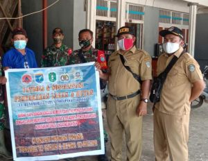 Babinsa Air Besar Beri Edukasi kepada  Warga Agar tak Bakar Lahan