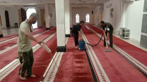 Personel Subdenpom XII/1-1 Singkawang dan Pengurus Masjid Gotong Royong Bersama