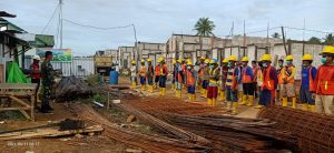 Kapten Czi Denny Harizal Pertegas Prokes bagi Pekerja