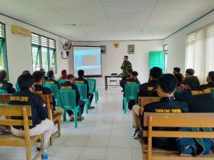 Peduli Pendidikan, Denzibang 2/Palangkaraya Bekali Mahasiswa dengan Wawasan Kebangsaan