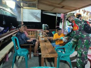 Koramil 17/Nanga Taman Gencar Sosialisasi Pencegahan Covid-19