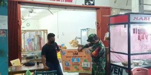 Koramil 1204-12/Parindu Mensosialisasikan 3M Kepada Masyarakat Binaan