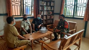 Koramil1204-09/Toba Babinsa gencar melaksanakan 5M Diwilayah Toba