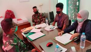 Denzibang 1/Stg Terima Kunjungan dari BP2P Kalimantan 1
