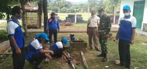 Zidam XII/Tpr dan PDAM Alirkan Air di Bengkayang