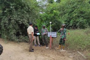 Zidam XII/Tpr dan BPN Selamatkan Tanah TNI AD