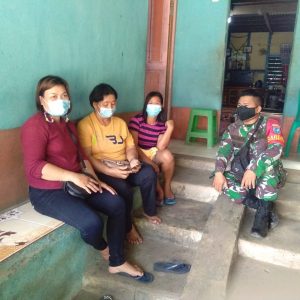 Koramil 1204-21/Himbauan 5M Agar Masyarakat Selalu Ingat Untuk Mematuhi Protokol Kesehatan