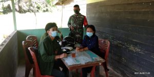 Koramil1204-15/Sekadau Babinsa gencar melaksanakan 5M