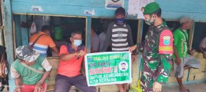 Koramil1204-09/Toba Babinsa gencar melaksanakan 5M Diwilayah Toba