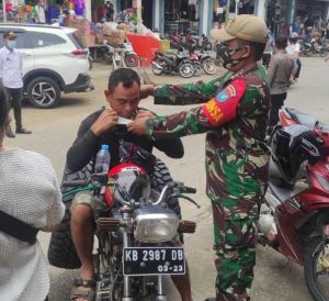 Pentingnya peran seorang Babinsa diKecamatan Kapuas , saat menghadapi situasi pandemi Covid-19 ini