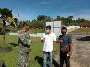Koramil 1204-21/Entikong Imbau Prokes Terus Dilaksanakan