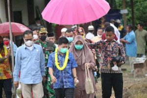 Bupati Sambas Resmikan Jembatan Desa Perigi Landu