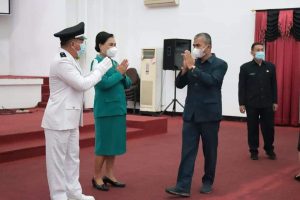 Dewan Hadiri Pelantikan Kepala Desa Ansang 