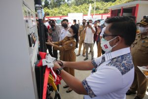 Bupati Landak Resmikan SPBU BBM di 3 Kecamatan