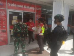 Tindaklanjuti Surat Edaran PPKM Mikro, Brimob Kalteng Laksanakan Penegakkan Yustisi