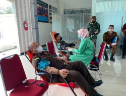 Kejaksaan Negeri Sanggau Cabang Entikong Gelar Kegiatan Donor Darah