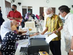 Bupati dan Wabup  Asahan Tinjau Pelaksanaan Vaksinasi Covid-19