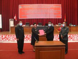 Bupati Landak Sampaikan Pidato Laporan Realisasi Semester I APBD Tahun 2021