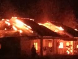 Mess Kejaksaan Negeri Sekadau Terbakar