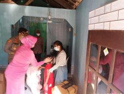Kapolres Kendal Bersama Istri Kunjungi Anak Korban KDRT