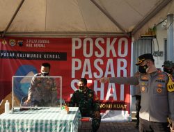 Polres Kendal Bersama Forkopimda Gagas Pasar Sehat di Empat Pasar Tradisional