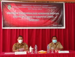 Tingkatkan Penanaman Modal, Pemkab Landak Gelar Sosialisasi Kemudahan Berusaha