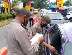 Hari Pertama Penyekatan PPKM Darurat di Kota Padang, Ribuan Kendaraan Diminta Putar Balik