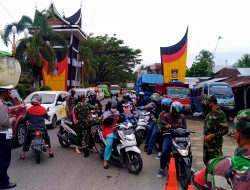 Penyekatan Hari Pertama di Perbatasan Kota Padang Belum Berjalan Maksimal