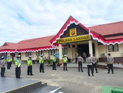 Kasus Covid-19 Meningkat, Polres Landak Kerahkan Personel Secara Maksimal