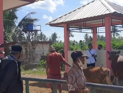 Masuk Pasar Hewan Masbagik Lotim, Haruskan Pengunjung Patuhi Prokes