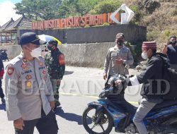 Polsek Sembalun Batasi Pengunjung, Wisatawan Wajib Tunjukkan Kartu Vaksin