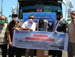 Sumbar Kembali Terima Bantuan ventilator, konsentrator dan liquid oksigen