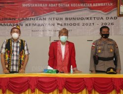 Wabup Sanggau Minta Ketua DAD Kecamatan Terpilih segera Susun Struktur dan Program Kerja