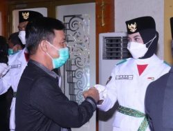 Bupati Satono Kukuhkan Paskibraka Kabupaten Sambas