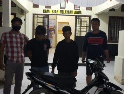 Polsek Sei Apit Tangkap Dua Pelaku Curanmor