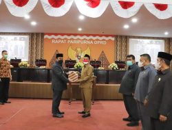 Wabup Kendal Sampaikan Nota Keuangan Perubahan APBD 2021