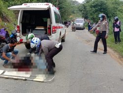 Pengendara Sepeda Motor Alami Lakalantas Tunggal di Landak, Satu Korban Tewas