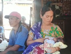 Basnaz Lotim Salurkan Bantuan pada Bayi Pengidap Tumor