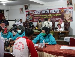 Polres Bukittinggi Lakukan Vaksin Kepada Seluruh Pelajar di Bukittinggi